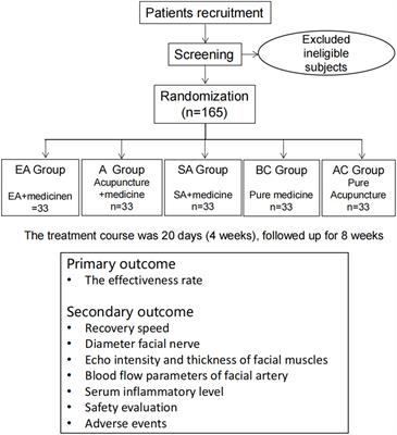 Effects of acupuncture for Bell’s palsy patients in the acute phase and its impact on facial nerve edema: a study protocol for a randomized, controlled trial